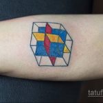 Фото Татуировки с Кубиком Рубика 16.05.2020 №069 -Rubik Cube Tattoo- tatufoto.com
