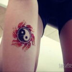 Фото пример глиттер (блеск) татуировки 31.05.2020 №4051 - tattoo- tatufoto.com