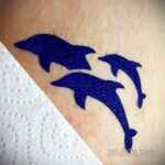 Фото пример глиттер (блеск) татуировки 31.05.2020 №4052 - tattoo- tatufoto.com