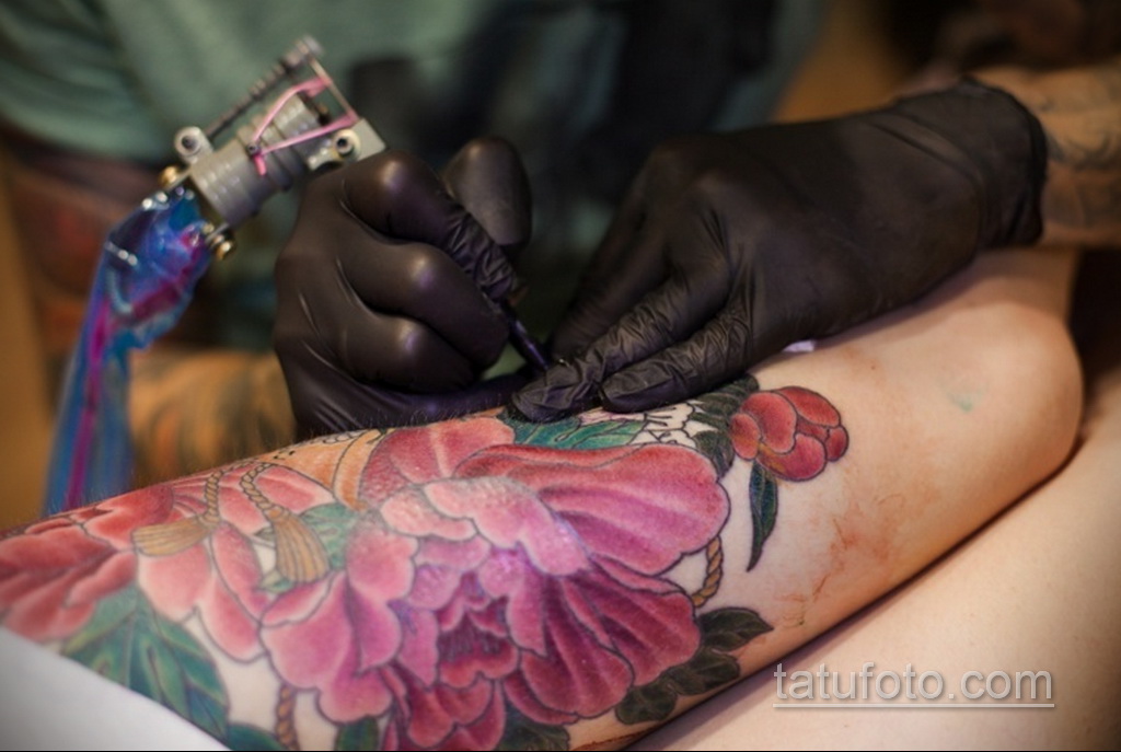 Фото пример нанесение рисунка татуировки 31.05.2020 №3002 - tattoo- tatufoto.com