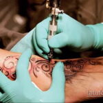 Фото пример нанесение рисунка татуировки 31.05.2020 №3007 - tattoo- tatufoto.com
