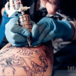 Фото пример нанесение рисунка татуировки 31.05.2020 №3008 - tattoo- tatufoto.com