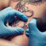 Фото пример нанесение рисунка татуировки 31.05.2020 №3013 - tattoo- tatufoto.com