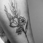 Фото татуировки на тему весны 01.05.2020 №033 -spring tattoo- tatufoto.com
