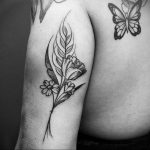 Фото татуировки на тему весны 01.05.2020 №035 -spring tattoo- tatufoto.com