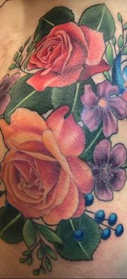 Фото татуировки на тему весны 01.05.2020 №065 -spring tattoo- tatufoto.com