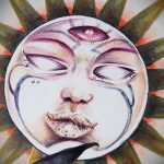 Фото татуировки с солнцем 02.05.2020 №014 -sun tattoo- tatufoto.com