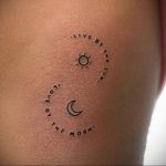 Фото татуировки с солнцем 02.05.2020 №081 -sun tattoo- tatufoto.com