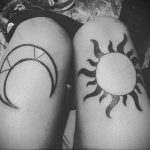 Фото татуировки с солнцем 02.05.2020 №141 -sun tattoo- tatufoto.com