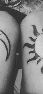 Фото татуировки с солнцем 02.05.2020 №141 -sun tattoo- tatufoto.com