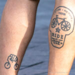 Тату велосипед с черепом и надпись ride or die – тату для велосипедиста - Уличная татуировка (street tattoo) № 06 – 18.06.2020 – tatufoto.com 1