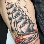 Тату для моряка - морская тематика тату 25.06.2020 №063 -tattoo sailor- tatufoto.com