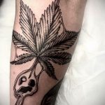 Тату на тему наркотиков 25.06.2020 №026 -drug tattoo- tatufoto.com