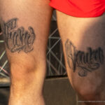 Тату надписи на ноге – пальма и крыло на руке у парня – Уличная татуировка (street tattoo) № 06 – 18.06.2020 – tatufoto.com 5