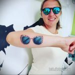 Тату с солнцезащитными очками 30.06.2020 №006 -Sunglasses tattoo- tatufoto.com