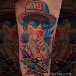 Тату с солнцезащитными очками 30.06.2020 №010 -Sunglasses tattoo- tatufoto.com