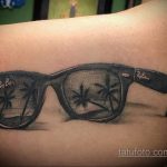 Тату с солнцезащитными очками 30.06.2020 №021 -Sunglasses tattoo- tatufoto.com