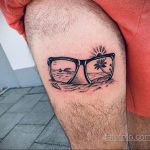 Тату с солнцезащитными очками 30.06.2020 №030 -Sunglasses tattoo- tatufoto.com