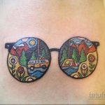 Тату с солнцезащитными очками 30.06.2020 №033 -Sunglasses tattoo- tatufoto.com