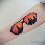 Тату с солнцезащитными очками 30.06.2020 №036 -Sunglasses tattoo- tatufoto.com