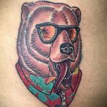 Тату с солнцезащитными очками 30.06.2020 №045 -Sunglasses tattoo- tatufoto.com