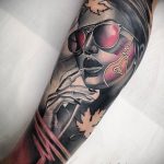 Тату с солнцезащитными очками 30.06.2020 №064 -Sunglasses tattoo- tatufoto.com