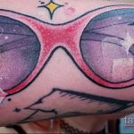 Тату с солнцезащитными очками 30.06.2020 №066 -Sunglasses tattoo- tatufoto.com