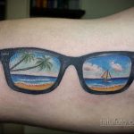Тату с солнцезащитными очками 30.06.2020 №076 -Sunglasses tattoo- tatufoto.com
