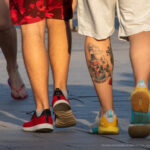 Татуировка маяк в бутылке на ноге парня – Уличная татуировка (street tattoo) № 06 – 18.06.2020 – tatufoto.com 6