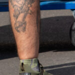 Татуировки на голени у мужчин – Уличная татуировка (Street tattoo) № 04 – 12.06.2020 для tatufoto.com 3