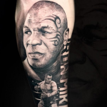 Фото рисунка тату с портретом Майка Тайсона от 30.06.2020 - tatufoto.com 33