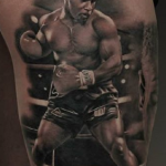 Фото рисунка тату с портретом Майка Тайсона от 30.06.2020 - tatufoto.com 4