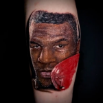 Фото рисунка тату с портретом Майка Тайсона от 30.06.2020 - tatufoto.com 9