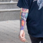 Фото тату с зеленым гоблином из варкрафт на руке парня – Уличная татуировка (Street tattoo) № 05 – 15.06.2020 для tatufoto.com 10