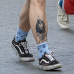 Фото тату с зеленым гоблином из варкрафт на руке парня – Уличная татуировка (Street tattoo) № 05 – 15.06.2020 для tatufoto.com 2
