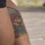 Фото тату с персонажем из игры Марио – Уличная татуировка (Street tattoo) № 05 – 15.06.2020 для tatufoto.com 3
