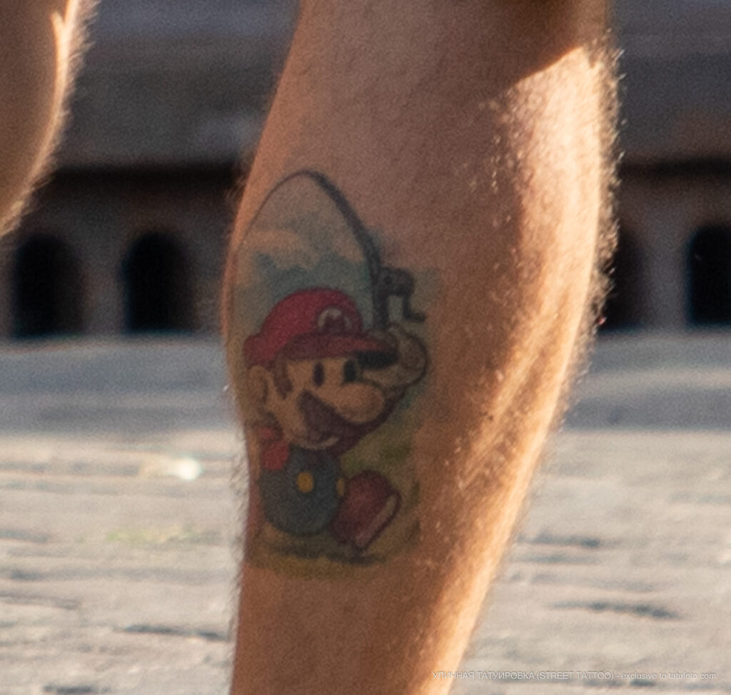 Фото тату с персонажем из игры Марио – Уличная татуировка (Street tattoo) № 05 – 15.06.2020 для tatufoto.com 67