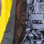 Фото тату со Святым Николаем на руке мужчины – Уличная татуировка (Street tattoo) № 05 – 15.06.2020 для tatufoto.com 3