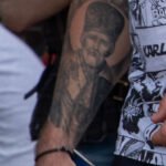 Фото тату со Святым Николаем на руке мужчины – Уличная татуировка (Street tattoo) № 05 – 15.06.2020 для tatufoto.com 5