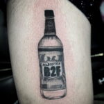 Фото татуировки с водкой 14.06.2020 №012 - vodka tattoo - tatufoto.com