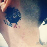 Фото татуировки с группой крови 14.06.2020 №011 - blood type tattoo - tatufoto.com