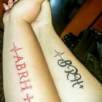 Фото татуировки с группой крови 14.06.2020 №013 - blood type tattoo - tatufoto.com