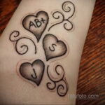 Фото татуировки с группой крови 14.06.2020 №015 - blood type tattoo - tatufoto.com