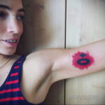 Фото татуировки с группой крови 14.06.2020 №016 - blood type tattoo - tatufoto.com