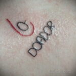 Фото татуировки с группой крови 14.06.2020 №034 - blood type tattoo - tatufoto.com