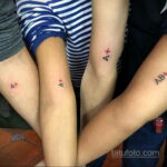 Фото татуировки с группой крови 14.06.2020 №038 - blood type tattoo - tatufoto.com
