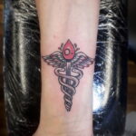 Фото татуировки с группой крови 14.06.2020 №041 - blood type tattoo - tatufoto.com