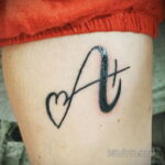 Фото татуировки с группой крови 14.06.2020 №072 - blood type tattoo - tatufoto.com