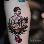 Фото татуировки про Бокс 22.07.2020 №003 -boxing tattoo- tatufoto.com