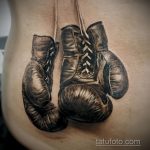Фото татуировки про Бокс 22.07.2020 №004 -boxing tattoo- tatufoto.com